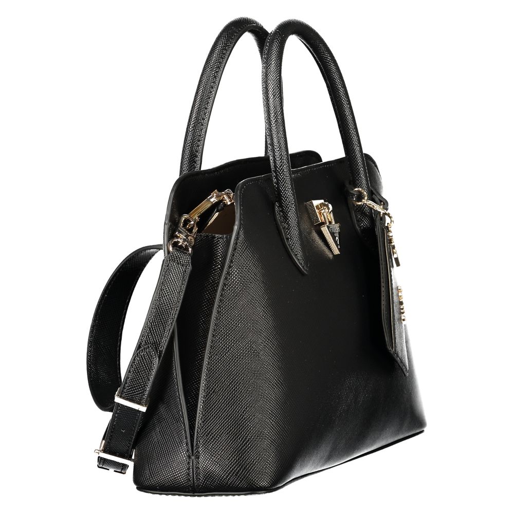 Guess Jeans Patsie Bag - Black Polyurethane Handbag for Women