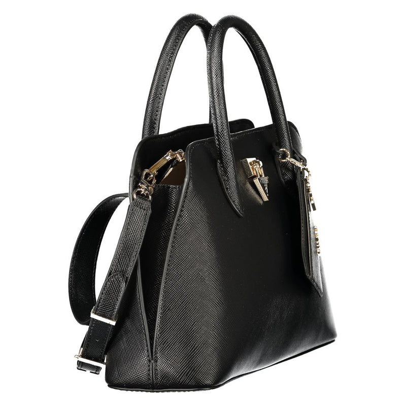 Guess Jeans Patsie Bag - Black Polyurethane Handbag for Women