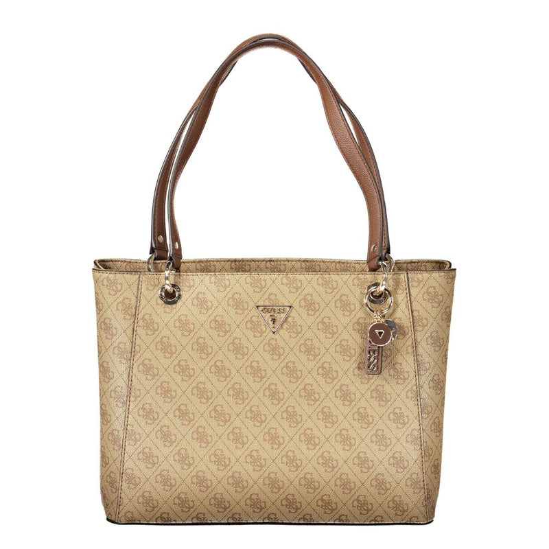 Sac à main Guess Jeans beige en polyuréthane pour femme