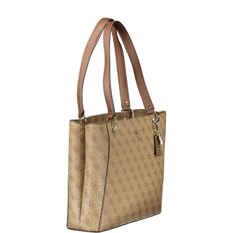 Sac à main Guess Jeans beige en polyuréthane pour femme