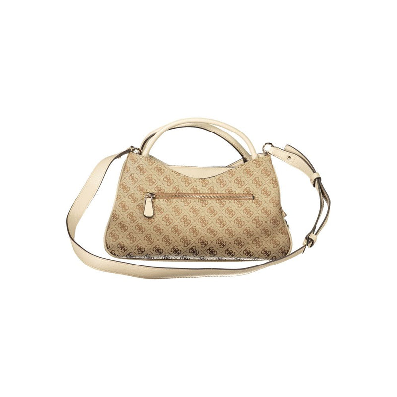 Guess Jeans Jessa Beige Handbag for Women