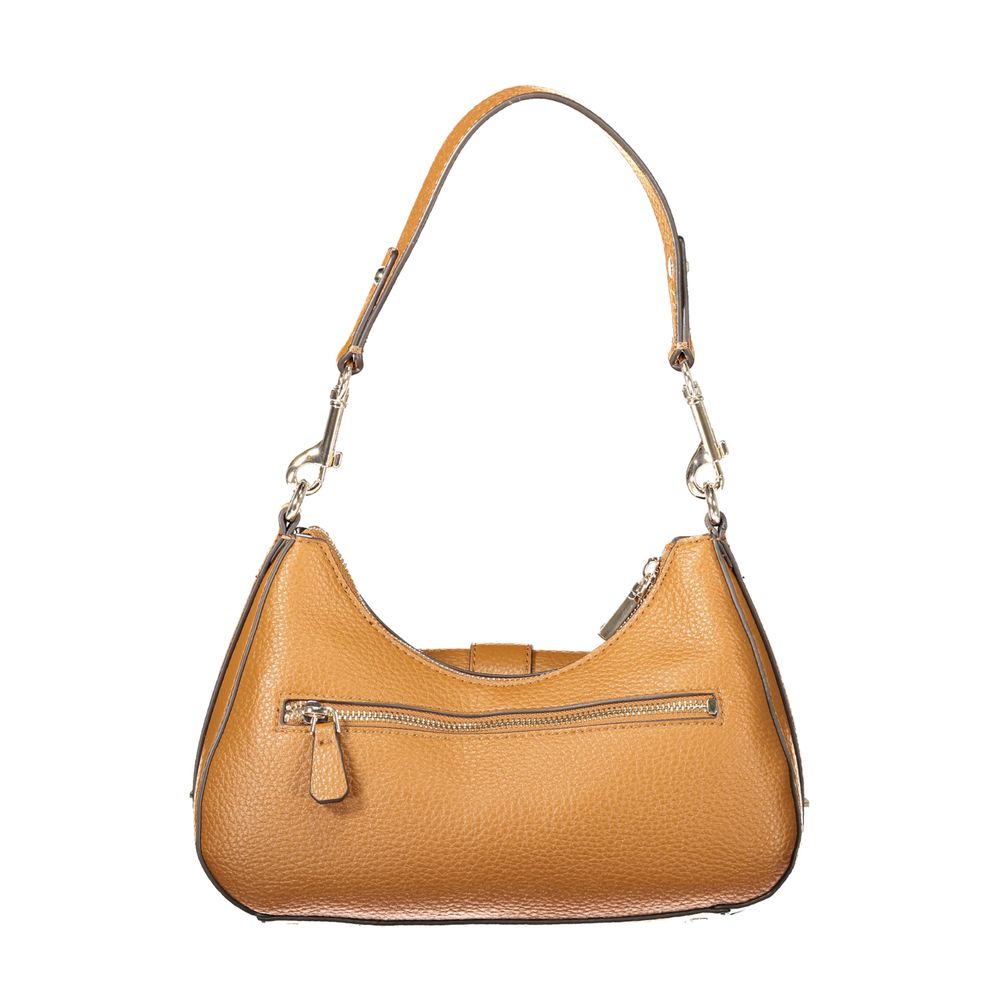 Guess Jeans Jessa Marrone Poliuretano Sac à Main Femme