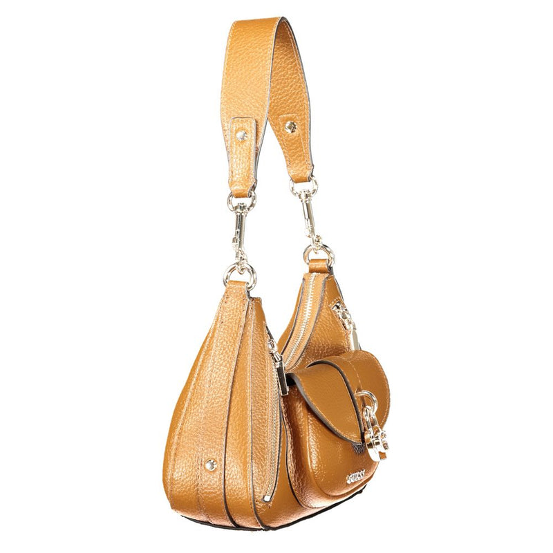 Guess Jeans Jessa Marrone Poliuretano Sac à Main Femme