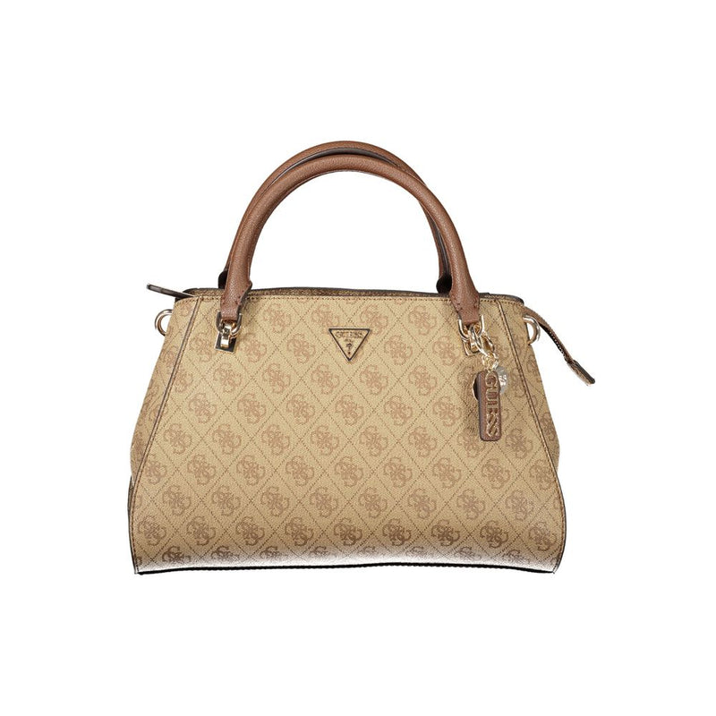Sac à main Guess Jeans beige en polyuréthane pour femme