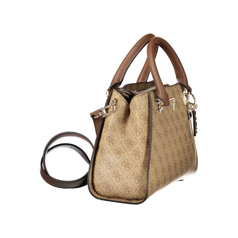Sac à main Guess Jeans beige en polyuréthane pour femme