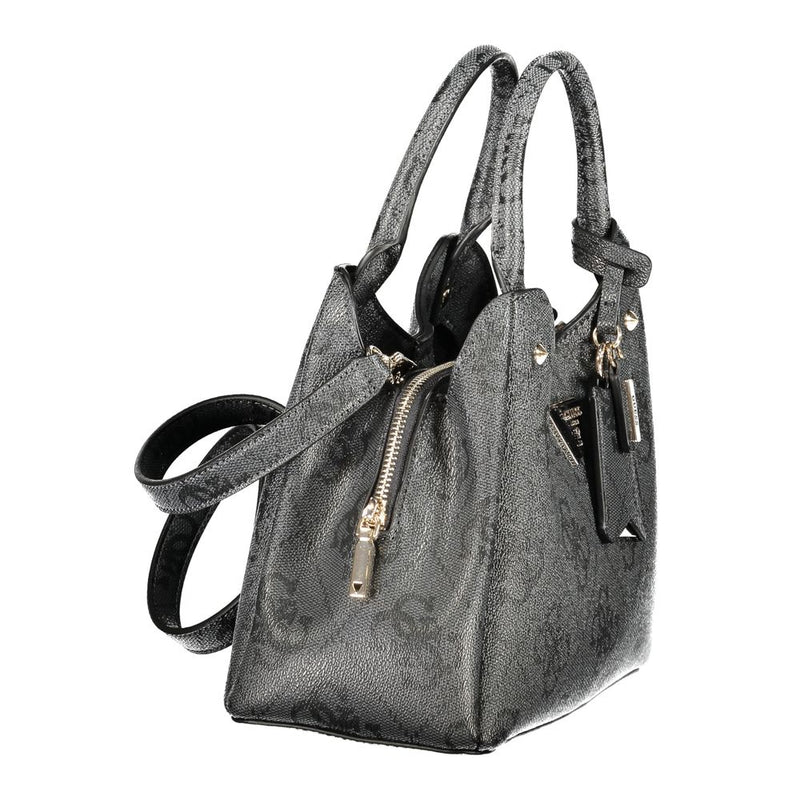 Guess Jeans Meridian II Nero Poliuretano Women Handbag