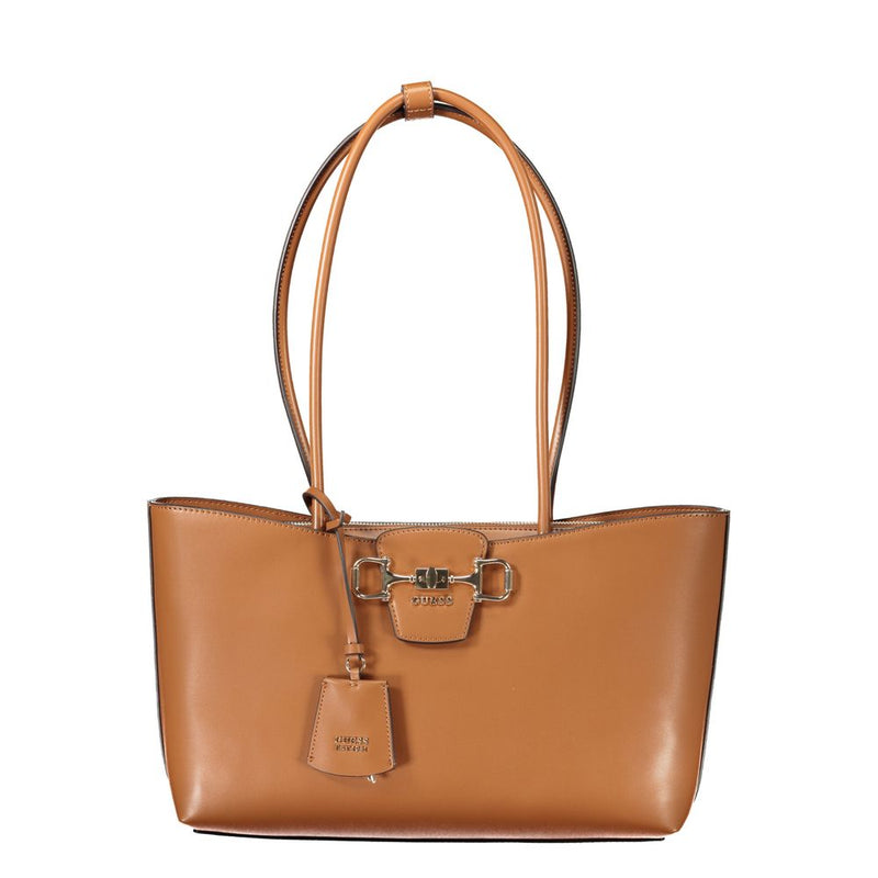 Guess Jeans Janie Bag Marrone - Sac à main pour femme
