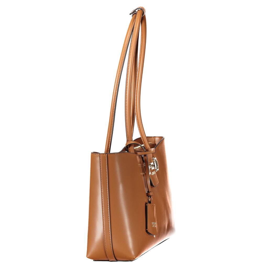 Guess Jeans Janie Bag Marrone - Sac à main pour femme