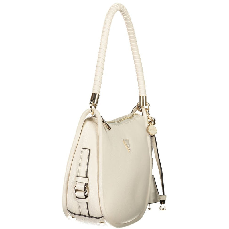 Guess Jeans Danya Bag - White Polyurethane Women's Handbag