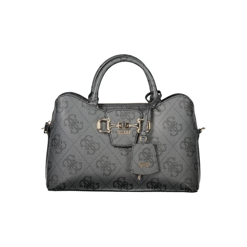 Guess Jeans 'Janie' Sac à Main Noir en Polyuréthane pour Femme