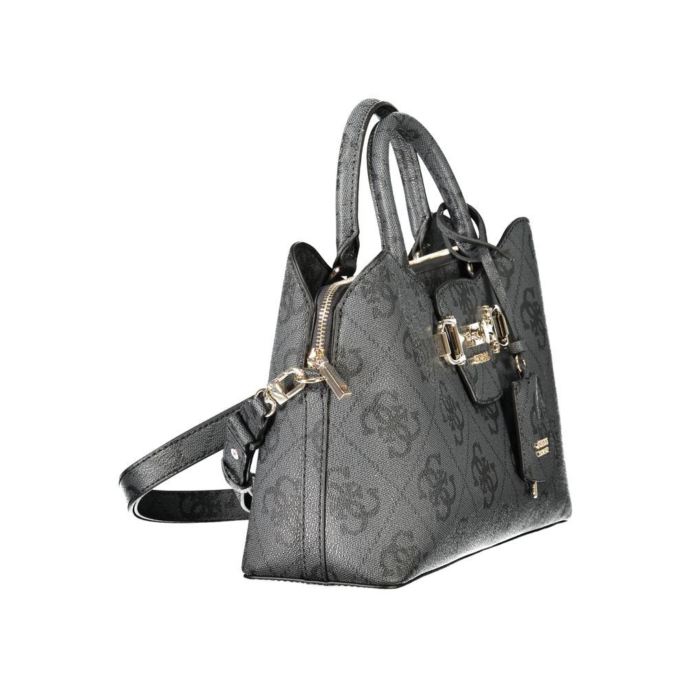 Guess Jeans 'Janie' Sac à Main Noir en Polyuréthane pour Femme