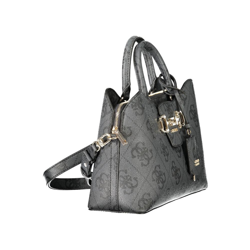 Guess Jeans 'Janie' Sac à Main Noir en Polyuréthane pour Femme