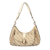 Guess Jeans Jessa Beige Handbag for Women