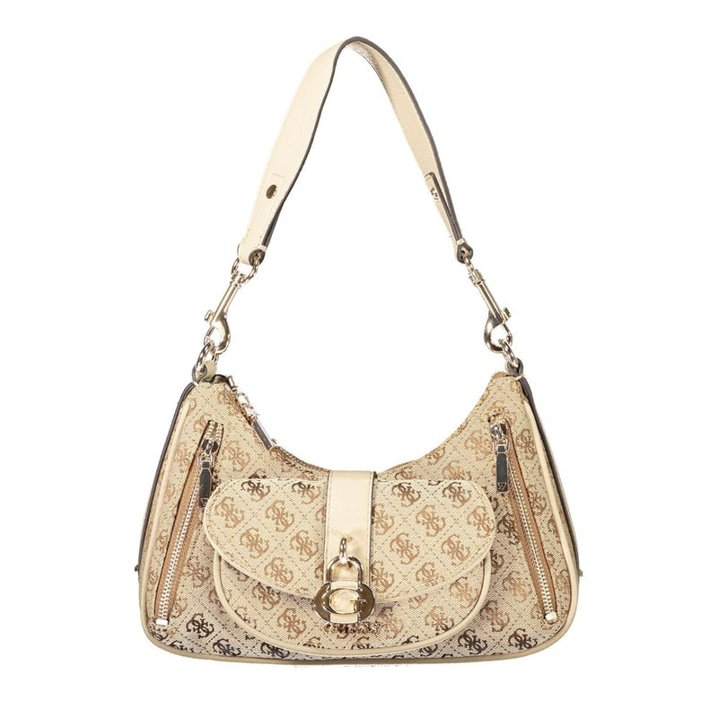 Guess Jeans Jessa Beige Handbag for Women