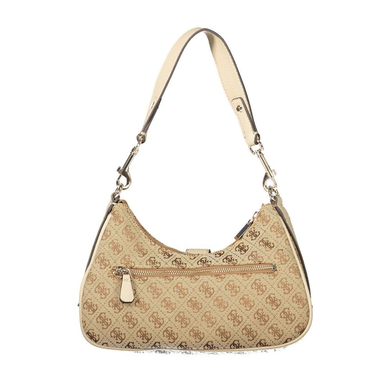 Guess Jeans Jessa Beige Handbag for Women