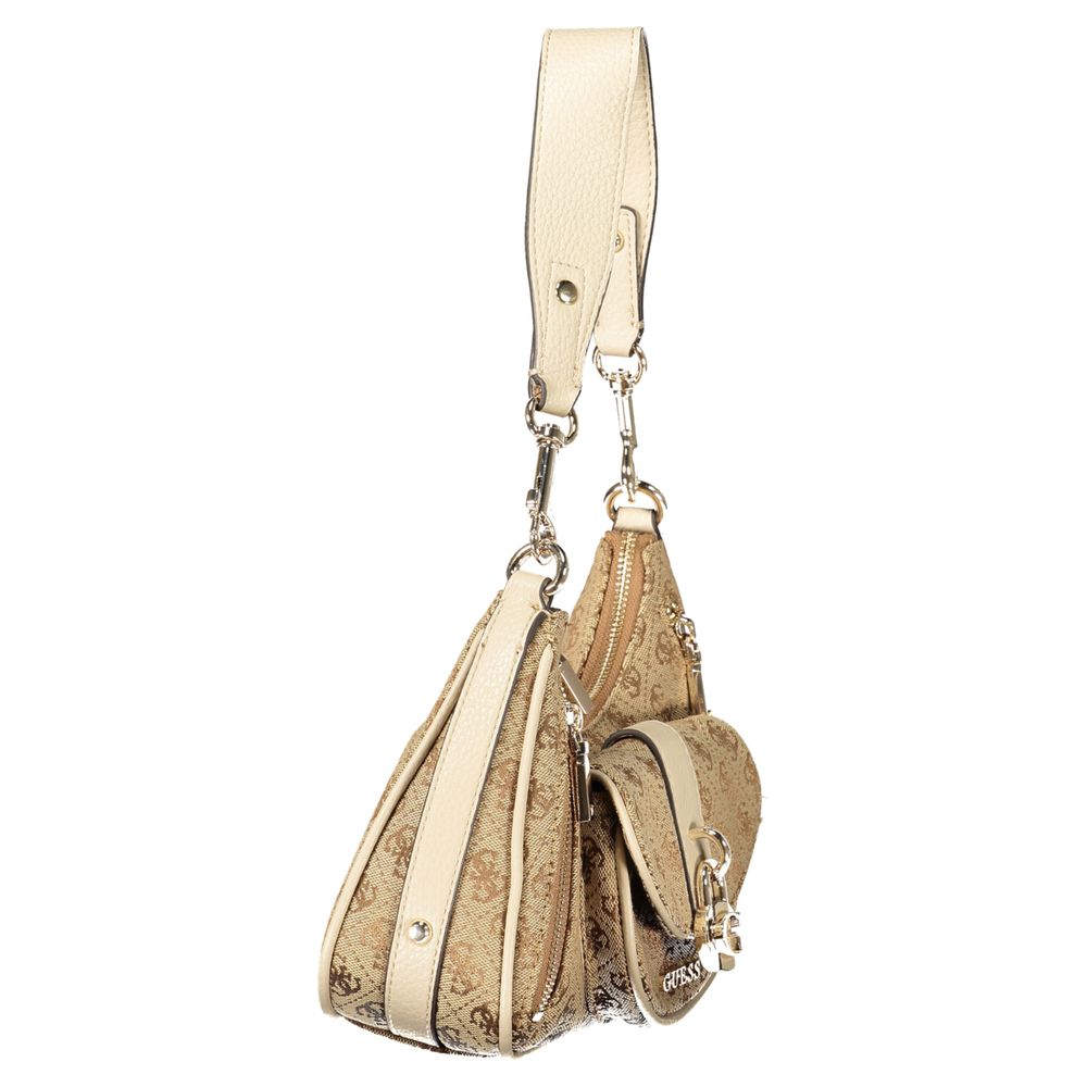 Guess Jeans Jessa Beige Handbag for Women