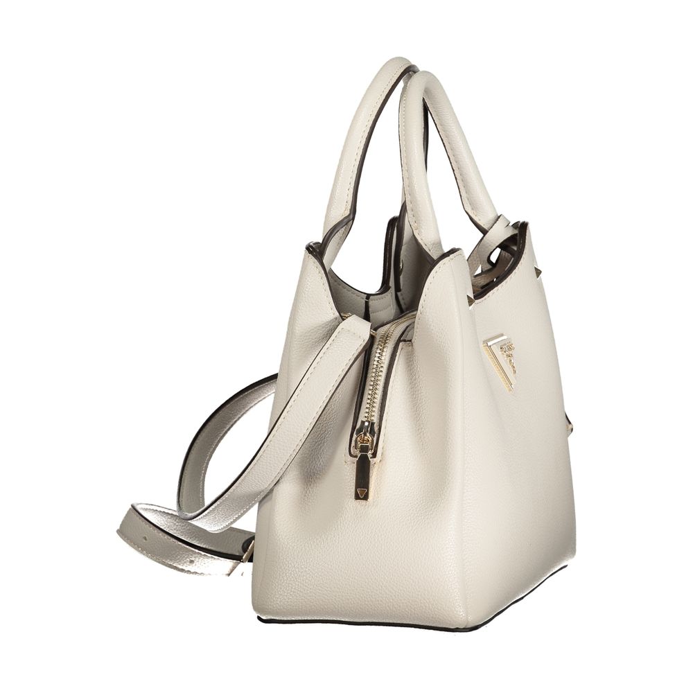 Guess Jeans Meridian II Sac à Main Femme en Poliuréthane Grigio
