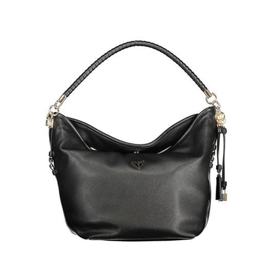 Guess Jeans Danya Nero Polyurethane Women Shoulder Bag