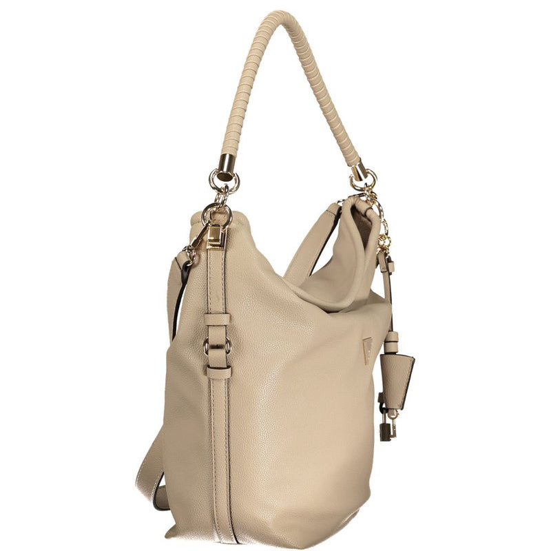 Guess Jeans Danya Beige Handbag for Women