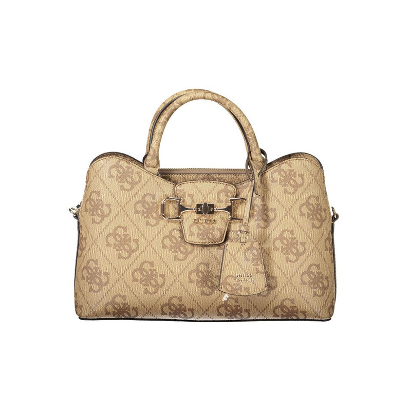 Guess Jeans Janie Logo Bag - Élégance Beige pour Femmes