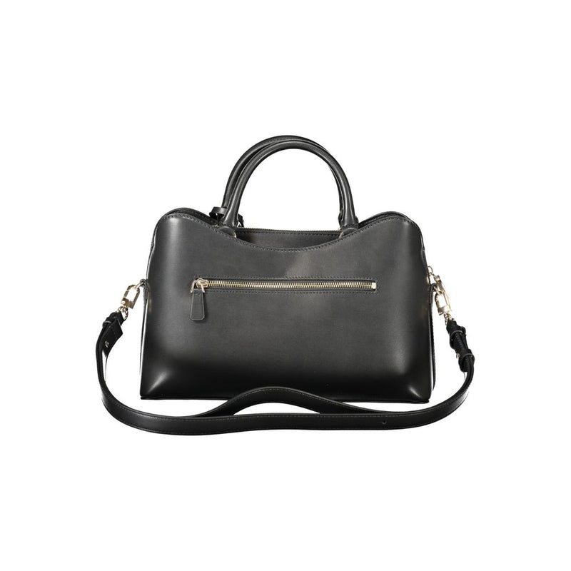 Guess Jeans Janie Bag - Black Polyurethane Handbag for Women