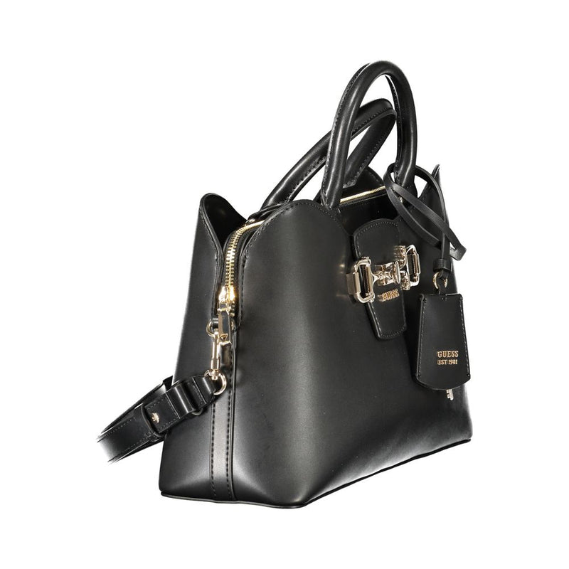 Guess Jeans Janie Bag - Black Polyurethane Handbag for Women