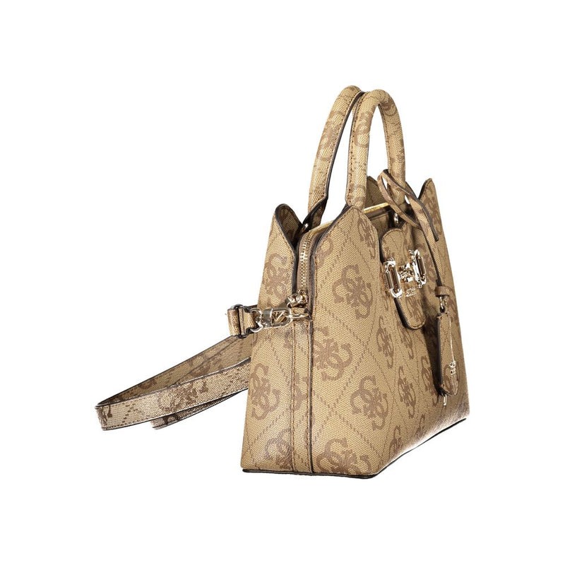 Guess Jeans Janie Logo Bag - Élégance Beige pour Femmes