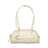 Coccinelle White Leather Handbag - Elegant and Functional