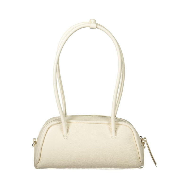 Coccinelle White Leather Handbag - Elegant and Functional