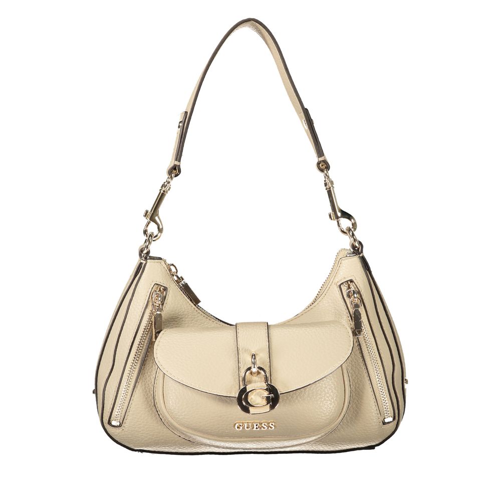 Guess Jeans Jessa Beige Polyurethane Women's Handbag