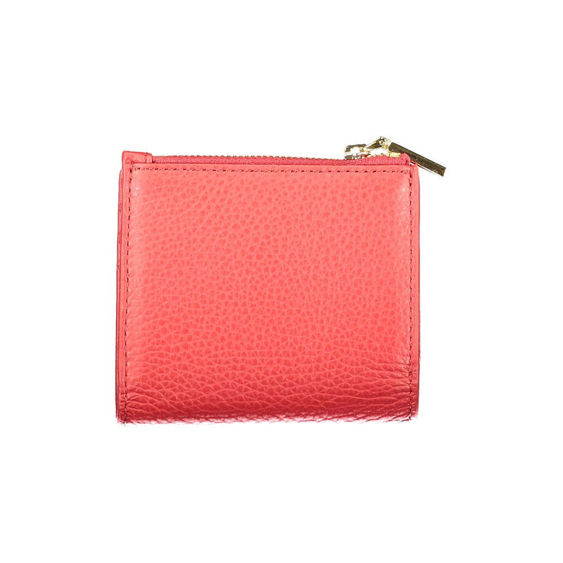 Coccinelle Red Leather Wallet - Stylish and Functional