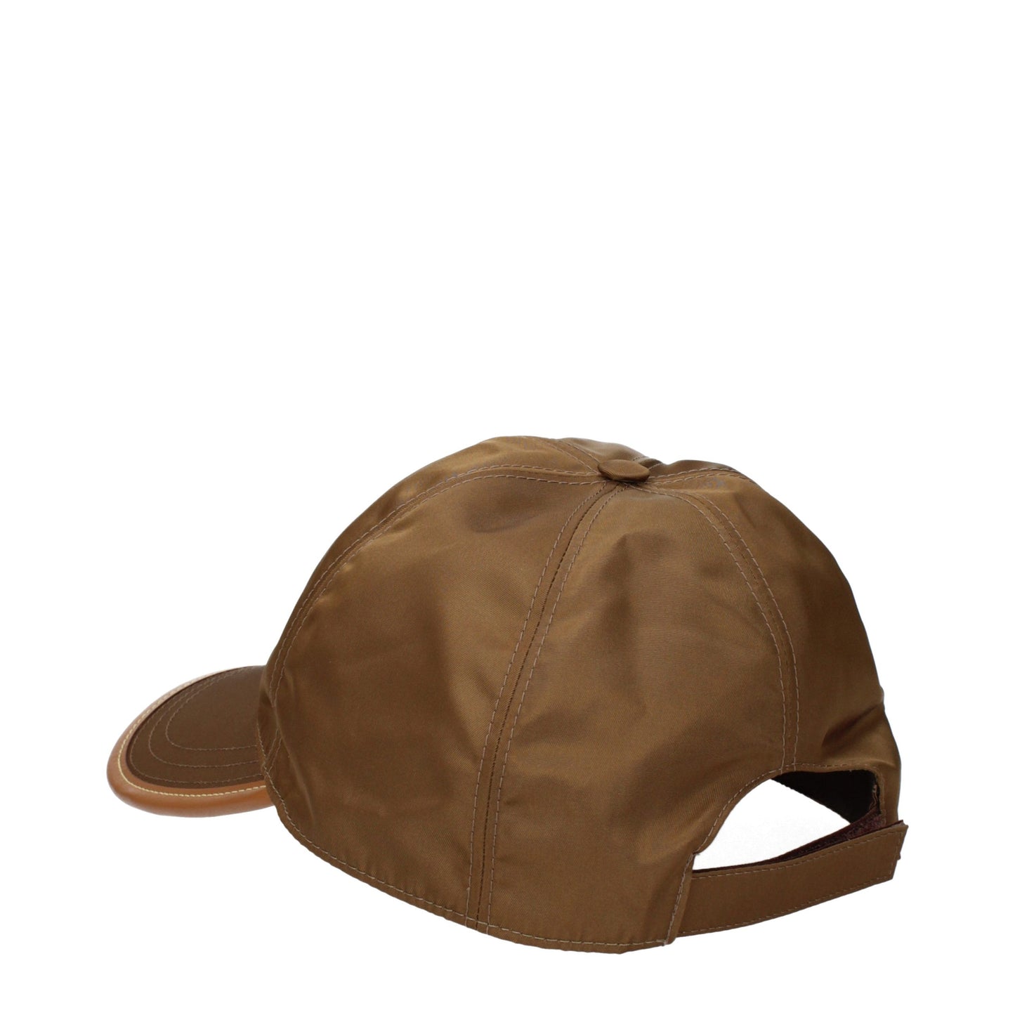 Casquette Prada marron en polyamide (casquette de baseball)