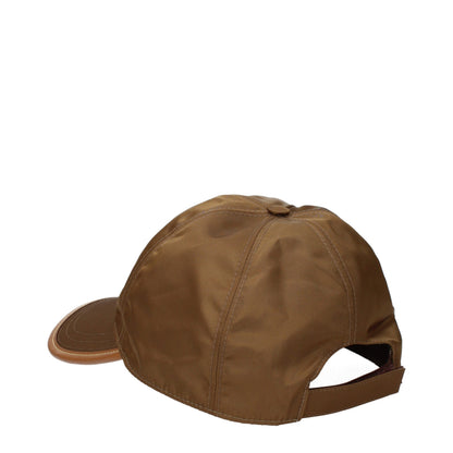 Casquette Prada marron en polyamide (casquette de baseball)