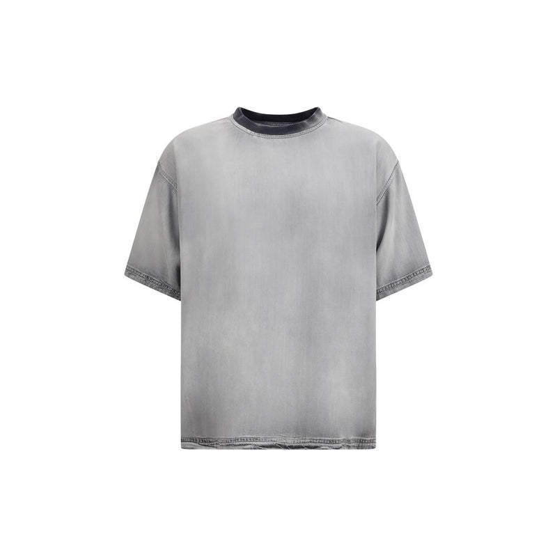 Diesel D-box-fsi Gray Cotton T-Shirt for Men
