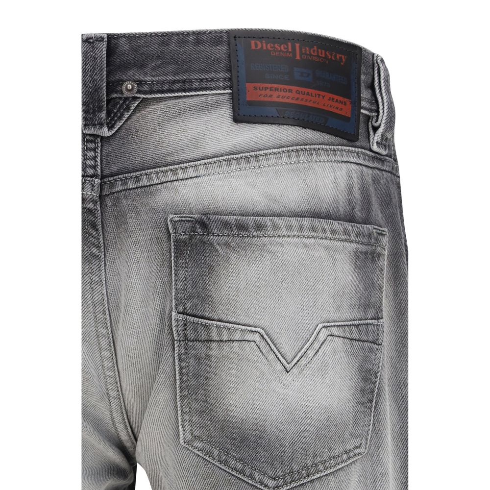 Diesel 1985 Larkee-FSI1 Gray Cotton Bootcut Jeans