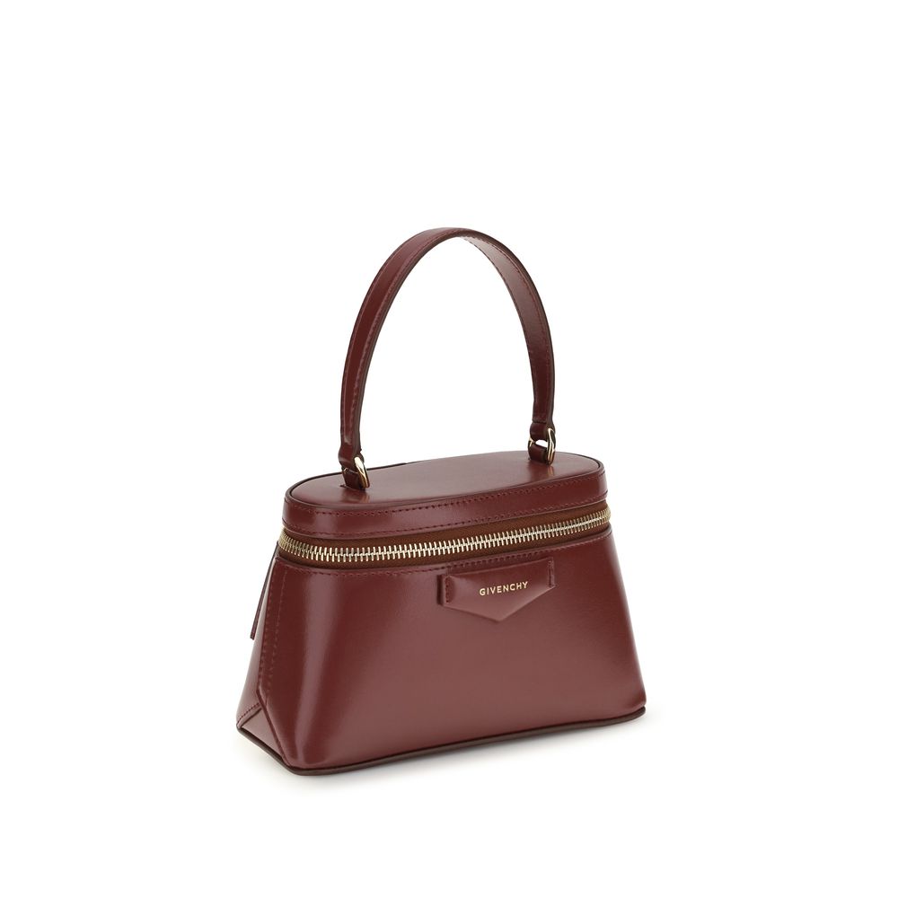Sac à main Givenchy Bos Taurus en cuir de veau bordeaux