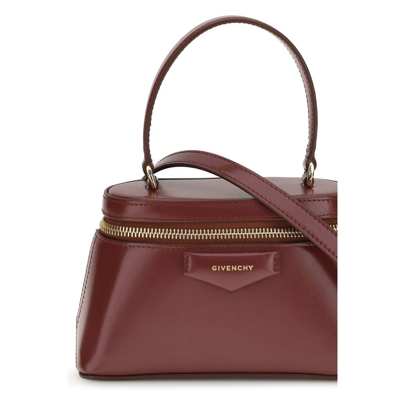 Sac à main Givenchy Bos Taurus en cuir de veau bordeaux