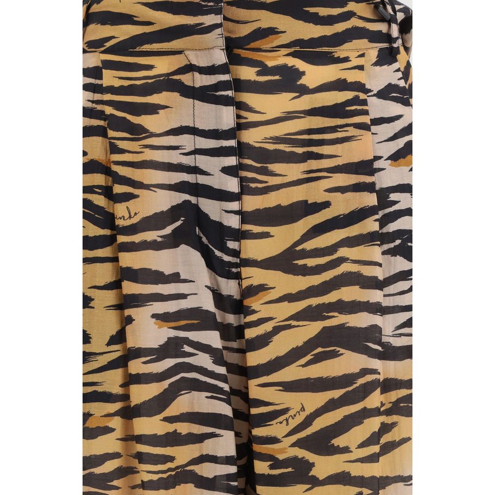 PINKO Pantalon en coton multicolore