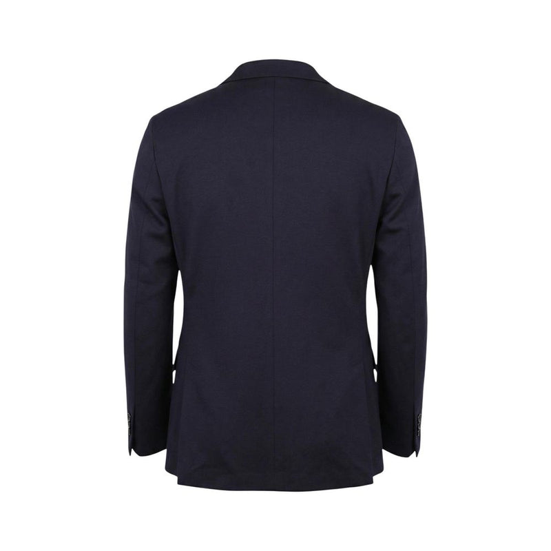 Mulish Blue Cotton Two-Piece Suit ABS110 LEOPARDI for Men