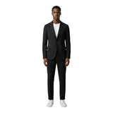 Mulish Black Cotton Two-Piece Suit - ABS110 LEOPARDI