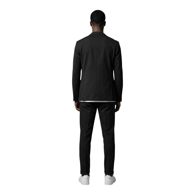 Mulish Black Cotton Two-Piece Suit ABS110 LEOPARDI