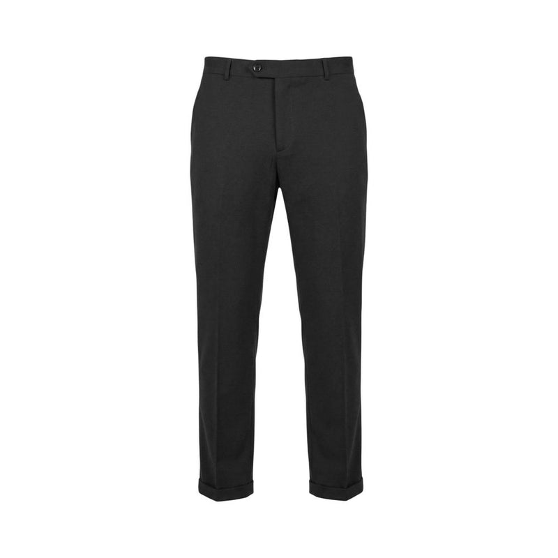 Mulish Black Cotton Two-Piece Suit ABS110 LEOPARDI