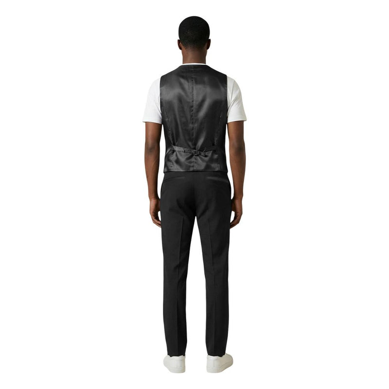 Mulish Black Polyester Three-Piece Suit - AB-213 3P MONETRASO