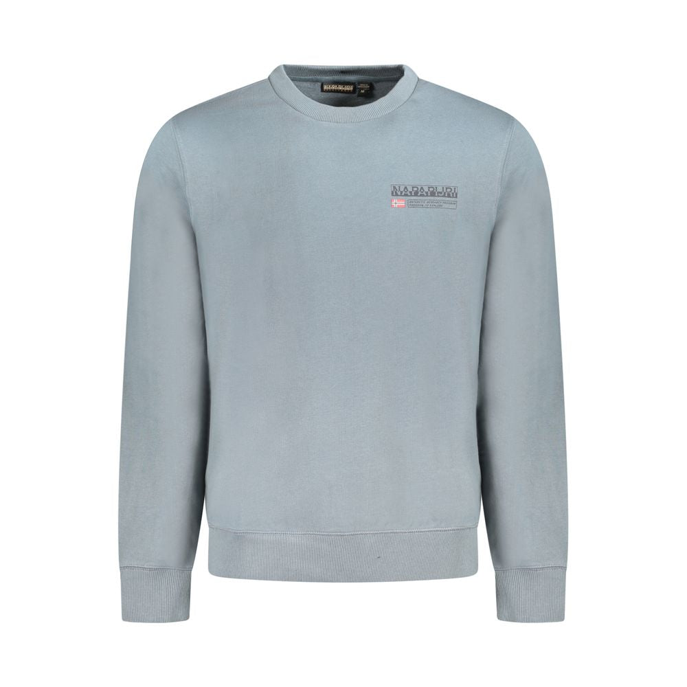 Napapijri Gray Cotton Men Sweater - Comfort Meets Style