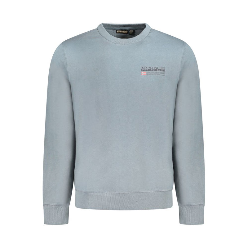 Napapijri Gray Cotton Men Sweater - Comfortable & Stylish