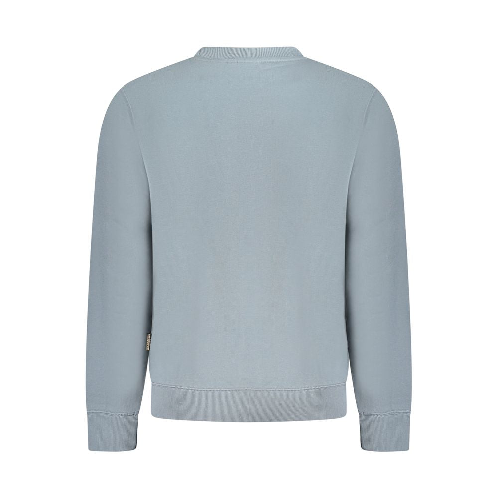 Napapijri Gray Cotton Men Sweater - Comfort Meets Style