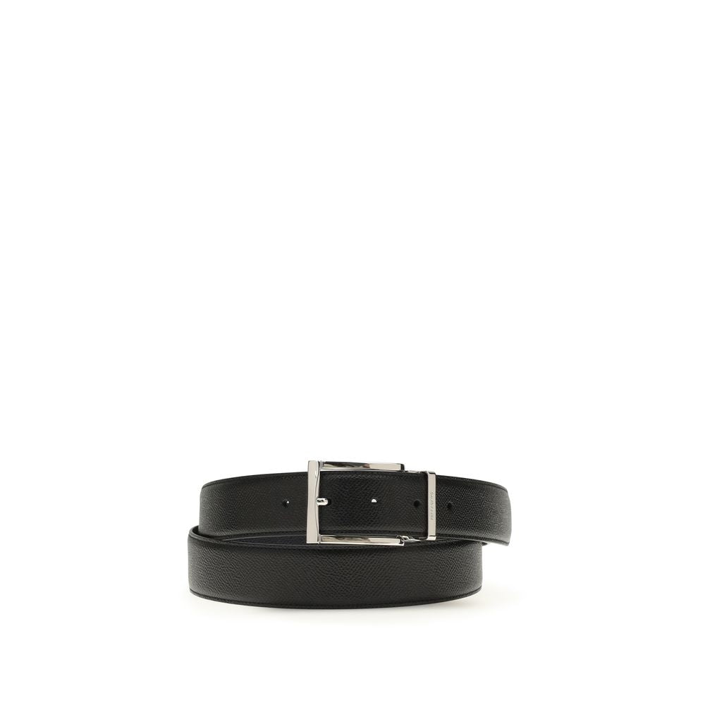 Ceinture Ferragamo Bos Taurus Regular en cuir de veau bleu