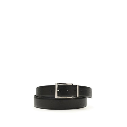 Ferragamo Blauwe Kalfsleren Bos Taurus Regular Riem
