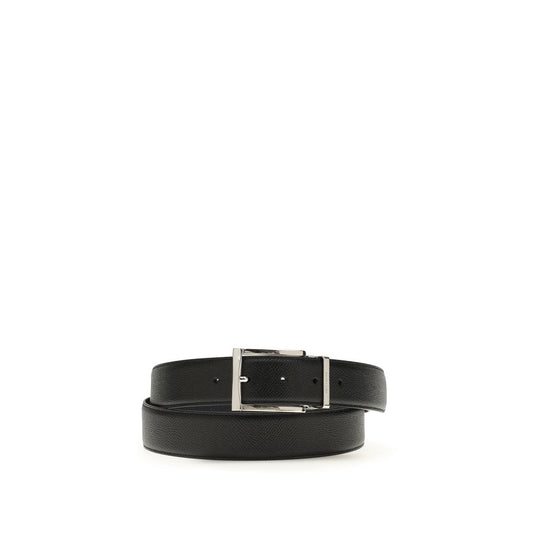Ferragamo Blauwe Kalfsleren Bos Taurus Regular Riem