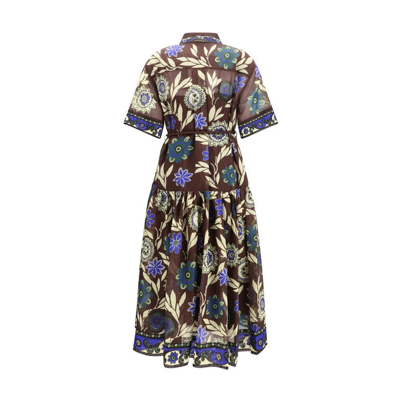 Alemais Jasper Brown Cotton Casual Dress for Women